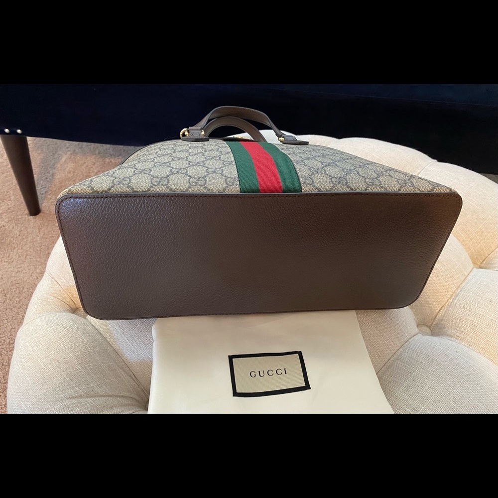 ✨SOLD!✨NEW✨GUCCI✨GG GUCCISSIMA SUPREME& LEATHER DOME BAG - Picture 10 of 15